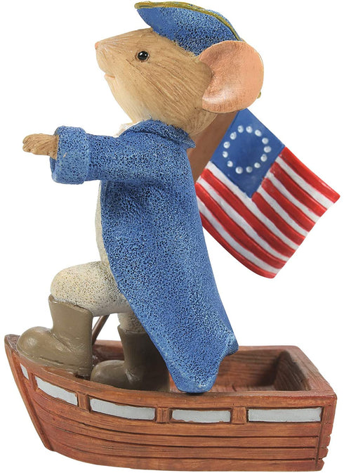 Enesco Tails with Heart George Washington Mouse Figurine
