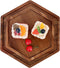 Acacia Wood Hexagon Serving Trays Set of 2 Wooden Platters for Home Decor Coffee Table for Fruit Salad Pizza Cheeses Dessert Plate The Perfect Centerpiece Decoration for Your Dining or Living Room