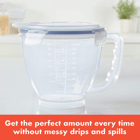 LocknLock Easy Essentials Measuring Bowl with Handle 33.81-oz / 4.23-cup
