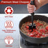 2 Pcs Meat Chopper, Upgrade Hamburger Chopper, Premium Heat Resistant Meat Masher for Hamburger Meat, Ground Beef Smasher, Nylon Meat Smasher Tool, Non Stick Mix Chopper, Hamburger Smasher Safe