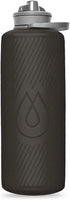 Hydrapak Flux - Collapsible Backpacking Water Bottle (1.5 Liter) - BPA Free, Ultra Light, Spill-Proof Twist Cap - Mammoth Grey