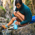 Hydrapak Flux - Collapsible Backpacking Water Bottle (1.5 Liter) - BPA Free, Ultra Light, Spill-Proof Twist Cap - Mammoth Grey