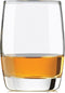 Circleware Heavy Base Scotch Whiskey Glass Drinking Glasses, Set of 4, Entertainment Dinnerware Glassware for Water, Juice, Beer & Bar Liquor Dining Decor Beverage Cups Gifts, 12 oz, Glen Rocks