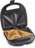 Hamilton Beach Electric Sandwich Maker and Toaster Makes Omelets and Grilled Cheese, 4 Inch, Easy to Store, Black (25430)