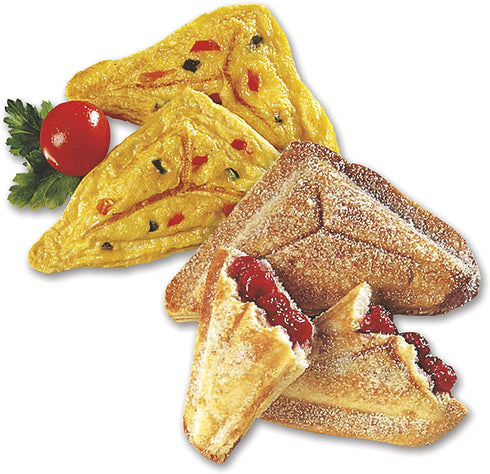Hamilton Beach Electric Sandwich Maker and Toaster Makes Omelets and Grilled Cheese, 4 Inch, Easy to Store, Black (25430)