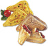 Hamilton Beach Electric Sandwich Maker and Toaster Makes Omelets and Grilled Cheese, 4 Inch, Easy to Store, Black (25430)