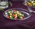 Plasticpro 9'' inch Premium Heavy Weight Crystal Clear Disposable Hard Plastic Dinnerware Party Plate Pack of 40