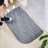 Smabee Indoor Doormat Front Door Mat 17"x28", Keeps Your Floors Clean, Half Round Entrance Mat for Outdoors Toilet Patio Kitchen Bedroom (Gray 3Pcs)