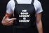 Savvy Designs Aprons for Men - Adjustable Black Apron with Pockets, Mr Good Lookin is Cookin - Unique Christmas BBQ & Grilling Gifts