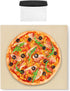Arcedo Pizza Stone for Oven and Grill, 12 Inch Square BBQ Baking Stone for Bread, Heavy Duty Small Cordierite Pizza Grilling Stone, Thermal Shock Resistant, Includes Durable Metal Scraper