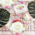 HIPEEWO Baby Shower Decorations for Girls Plates and Napkins Tableware - Plates, Cups, Napkins, Banner, Cultery, Tablecloth, Straws, Topper, for Floral Theme Baby Shower Party Supplies | Serve 16