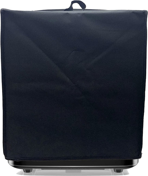 Wanty Black Antistatic Water-proof Dust-proof Nylon Fabric Printer Cover Case Protector for Iconites 1800W 10-in-1 Air Fryer Oven / MOOSOO 1700W 10-in-1 Air Fryer Toaster Oven,Medium