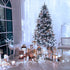 JMEXSUSS 300 LED Christmas Lights Outdoor Waterproof 8 Modes Christmas String Lights Cool White Christmas Tree Lights Indoor Plug in