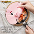 Silicone Microwave Lid - Pig Microwave Plate Cover Premium Bowl Covers for Microwave Cute Pig-Shaped Microwave Cover Food Dishwasher Safe Design
