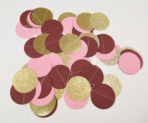Women Birthday Party Decorations Burgundy Pink Gold/Fall in Love Bridal Shower Decorations/ Qian's Party Graduation Party Supplies/Autumn Wedding/Burgundy Party Decorations Fall