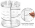 Sorbus Rotating Makeup Organizer, 360° Rotating Adjustable Carousel Storage for Cosmetics, Toiletries, and More €” Great for Vanity, Bathroom, Bedroom, Closet, Kitchen (Clear)