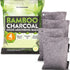 Nature Fresh Charcoal Bags Odor Absorber (4 Pack), Bamboo Charcoal Air Purifying Bags, Activated Charcoal Bags Odor Eliminator Deodorizer Charcoal Air Purifier Car Smell Shoe Closet Freshener (4x200g)