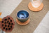 Chinese Tea Cup, Japanese Tea Cups, 3.5oz, Tea Cup, House Warming Presents for New Home, Handmade Azure Blue Dragon Scales Tea Cup Gift (Blue Lotus)