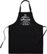 Savvy Designs BBQ Aprons for Men Cooking Kitchen Funny Apron - The Grill Master, The Man The Myth The Legend - Adjustable, Black with Pockets