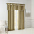 Madison Park Emilia Faux Silk Single Curtain with Privacy Lining, DIY Twist Tab Top, Window Drape for Living Room, Bedroom and Dorm, 50x95, Bronze