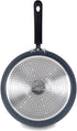 12" Stone Earth Frying Pan by Ozeri, with 100% APEO & PFOA-Free Stone-Derived Non-Stick Coating from Germany, Anthracite Gray