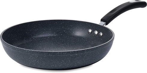 12" Stone Earth Frying Pan by Ozeri, with 100% APEO & PFOA-Free Stone-Derived Non-Stick Coating from Germany, Anthracite Gray