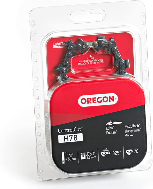 Oregon H78 20-Inch ControlCut Chainsaw Chain - Fits Husqvarna, Jonsered and More (Packaging May Vary)
