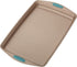 Rachael Ray Cucina Nonstick Bakeware with Grips, Nonstick Cookie Sheet / Baking Sheet - 11 Inch x 17 Inch, Latte Brown