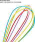 Cooking Light 2 Piece Silicone Whisk Set Multicolor Kitchen Tools, 11" and 9" Balloon