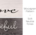 EXCELLO GLOBAL PRODUCTS Hanging Home Decor Sign with Sawtooth Hook and Jute Hanging Rope (Grateful, Love, Believe, Thankful, Faith, Blessed)
