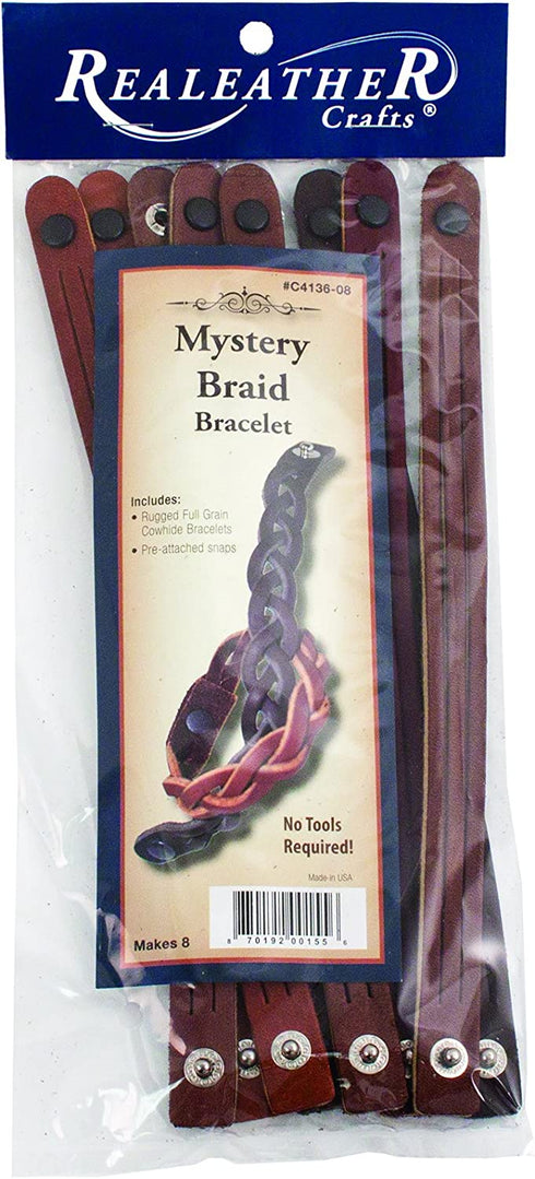 Silver Creek Silver Creek Leather Kit, Mystery Braid Bracelets (CS413608)