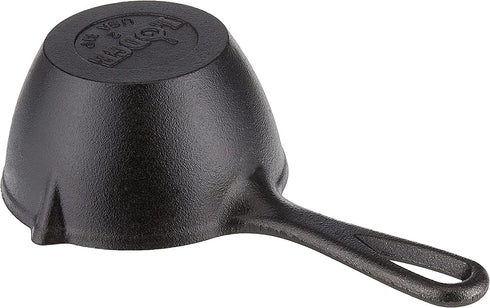 Lodge Cast Iron Silicone Brush Melting Pot, 15.2 oz, Black