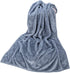 Fuzzy Throw Blanket, Plush Fleece Blankets for Adults, Toddler, Boys and Girls, Warm Soft Blankets and Throws for Bed, Couch, Sofa, Travel and Outdoor, Camping (40Wx60L, M-Smoked Blue)