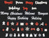 Christmas Holiday Set for Letter Boards - Cursive Words, Icons, Decoration to Enhance Your Felt Message Sign - 238 Piece with Snowflakes, Reindeer, Stockings and More - (Holiday Pack ONLY)