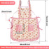 3 Pieces Kitchen Floral Aprons Soft Flower Aprons Women Chef Aprons Adjustable Cooking Aprons with Pockets for Kitchen Cooking Baking Gardening Household Cleaning Supplies, 3 Colors