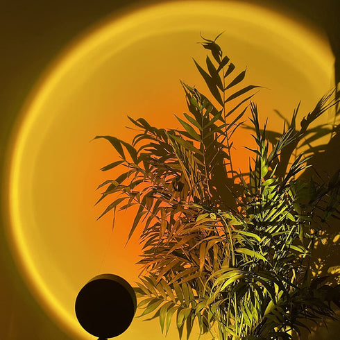 Sunset lamp, Projector Lights, Sunset Lights, Night Light for Christmas, Lulijay LED Sunset Lights for Bedroom which is for Stream Live Sunset Rainbow (Sunset)