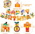 Golray 138Pcs Carnival Circus Balloon Garland Arch Kit for Kids Carnival Circus Theme Birthday Party Decorations Supplies, Carnival Decor with Happy Birthday Banner Circus Tent Lion Clown Head Popcorn