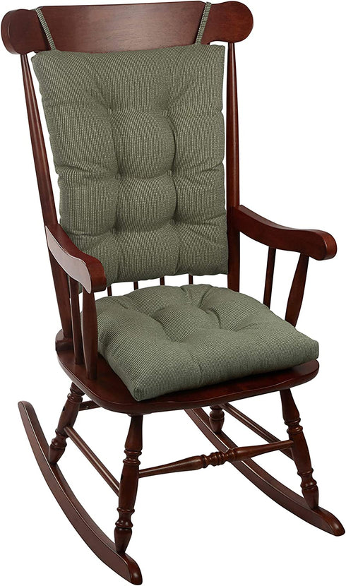 Klear Vu Gripper Saturn Rocking Chair Cushion Set, 2 Piece, 2 Count (Pack of 1), Celadon