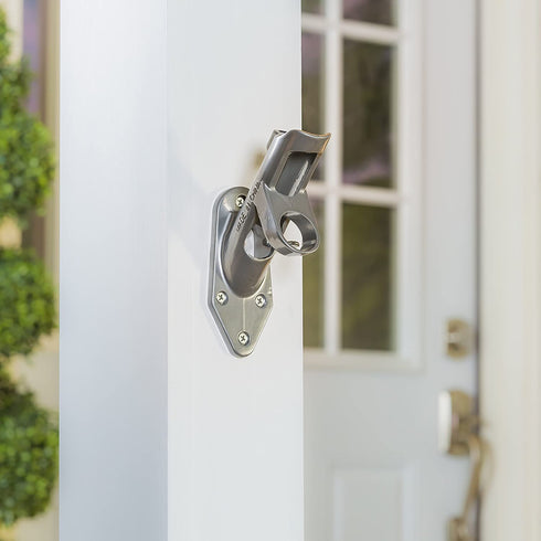 Evergreen Flag Two-Position Aluminum Silver Flag Pole Bracket