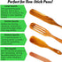 Healthy NO VARNISH Spurtles Kitchen Tools As Seen On TV Wooden Utensils for Cooking Wooden Kitchen Utensil Set Wooden Spatula for Cooking Wooden Spoons for Cooking Wok Spatulas For Nonstick Cookware