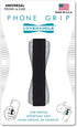 LOVEHANDLE Phone Grip for Most Smartphones and Mini Tablets, Black Elastic Strap with Silver Base, LH-01Silver