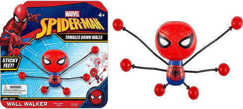 JA-RU Spiderman Stretchy Window-Crawler (1 Unit) | Wall-Climber and Window Walker-Rolling Sticky Toys | Marvel Avengers Superhero Fidget Toys | Party Favors and Novelty Toys for Kids. 6812-1