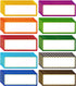40 Pieces Magnetic Dry Erase Labels and Stickers, Favourde Writable Flexible Magnet Name Plate Labels Use for Whiteboard Magnets, Fridge and Classroom Behavior Chart,10 Colors (3 x 1.2 Inch Set 2)