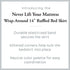 Bed Maker™s Never Lift Your Mattress Microfiber Wrap-Around Bed Skirt, Gathered Ruffled Style, Classic 14 Inch Drop Length, Full, White