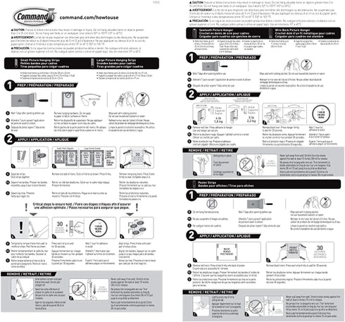 Command Picture Hanging Kit, Various Sized Picture Hanging Hooks and Strips to Hang Up to 15 Pictures, Indoor Use, Decorate Damage-Free