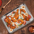 Baking Sheet and 2-Tier Cooling Racks Set, P&P CHEF Stainless Steel Baking Pan Tray with Stackable Cooking Wire Rack for Cookie Bacon Meat, Uncoated & Non-toxic , Mirror Finish& Dishwasher Safe - 3Pcs