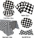 Black and White Checkered Racecar Themed Birthday Party Cake Plates Napkins and Tablecloth Children's Birthday Party Decorations for Boys Girls (Serves 20)
