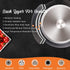DRICKATE Nonstick Frying Pan, 11Inch Skillet Egg Omelet Pan with Detachable Handle, Induction Compatible With Nonstick Marble Coating, 100% APEO&PFOA-Free