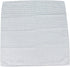 INFEI Narrow Striped Linen Cotton Dinner Cloth Napkins - Set of 12 (40 x 40 cm) - for Events & Home Use (Blue)