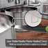 13-Piece Measuring Cups and Spoons Set - Stainless Steel Measuring Cups and Oval-Shaped Measuring Spoon - New Spring-Type Ring with No Sharp Edges - Non-Slip Silicone Grip Handles - Heavy-Duty